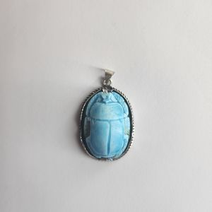 Egyptian sterling Scarab pendant🪲🩵
